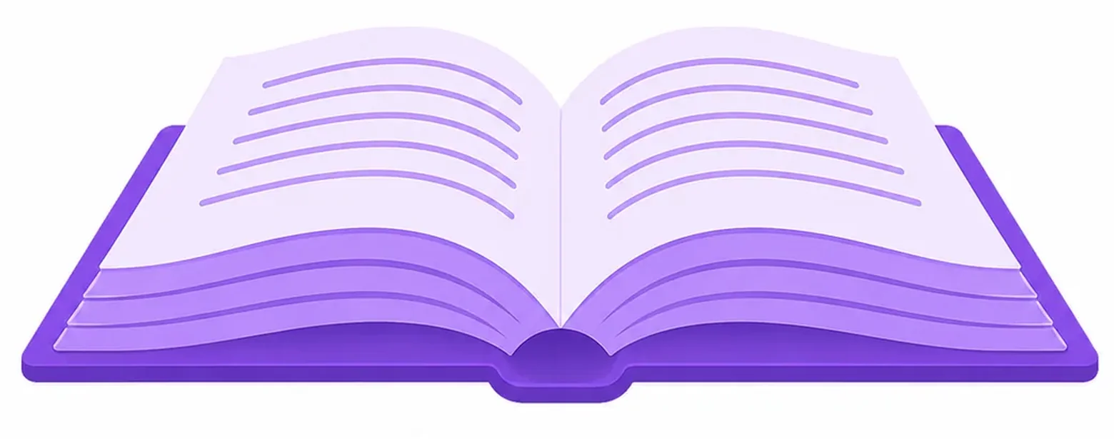 Open boek als visuele ingang van de PROFCOM Design kennisbank
